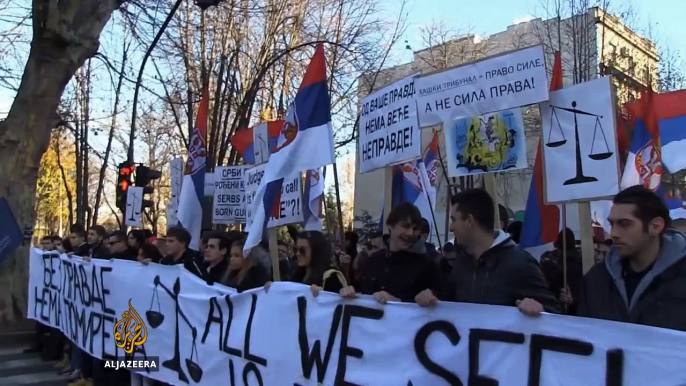 Beogradski studenti pogođeni odlukama Haškog tribunala - Al Jazeera Balkans