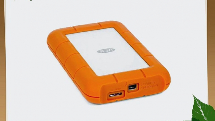 LaCie 9000490 Rugged Thunderbolt SSD 250GB (5400rpm SATA III USB 3.0) mit integrated kabel