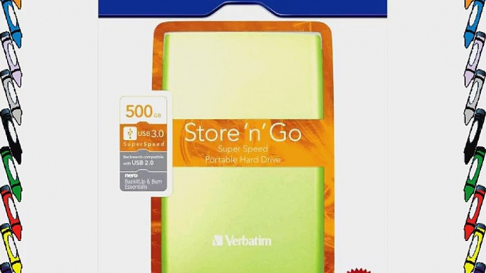 Verbatim Store 'n' Go 53024 500GB externe Festplatte (64 cm (25 Zoll) 5400 rpm 8MB Cache USB