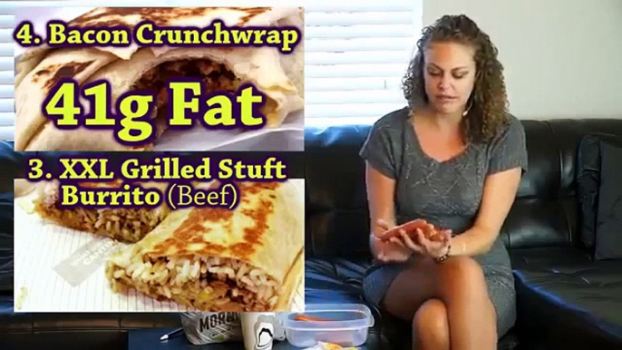 9 Foods to NEVER EAT at Taco Bell, Most Fat, Fast Food, Weight Loss Tips, Health, What NOT to Eat