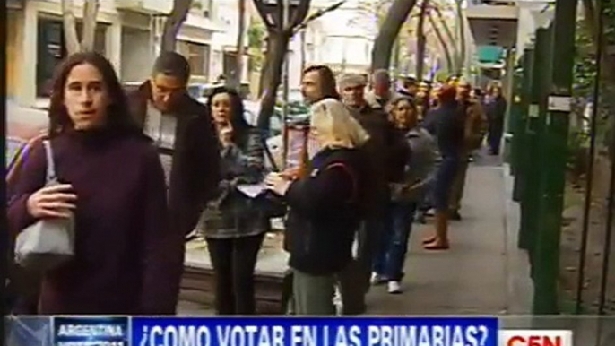 C5N - ELECCIONES: COMO VOTAR EN LAS PRIMARIAS