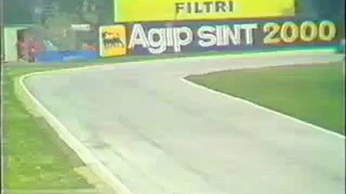 F1 1987 Nelson Piquet Tamburello Imola crash