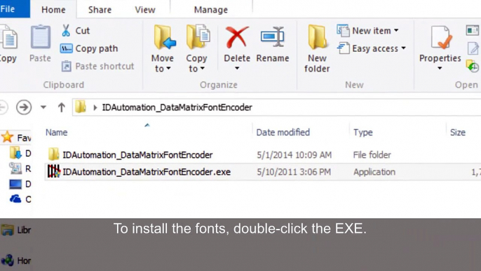 How to Create a Data Matrix Barcode in Crystal Reports using Fonts and Font Formula