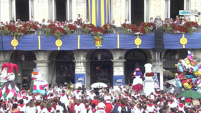 Le réveil du Roi Léon aux Fêtes de Bayonne - samedi 1 août