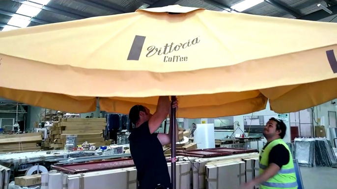 How to Change a Cafe Umbrella Cover