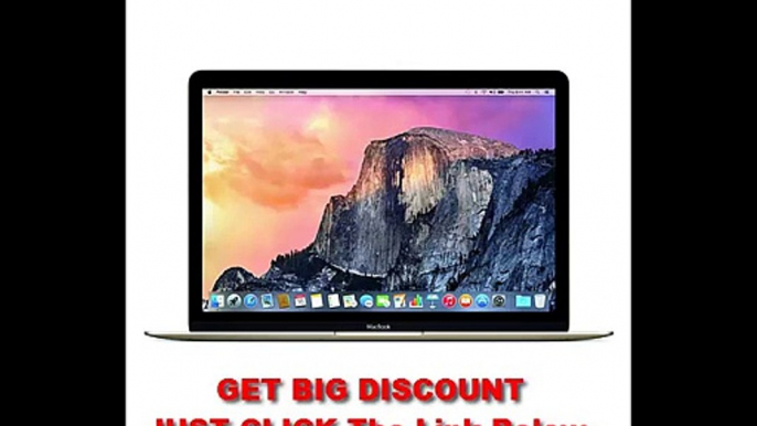 SALE Apple MacBook MK4N2LL/A 12-Inch Laptop with Retina Display (Gold, 512 GB) NEWEST VERSION