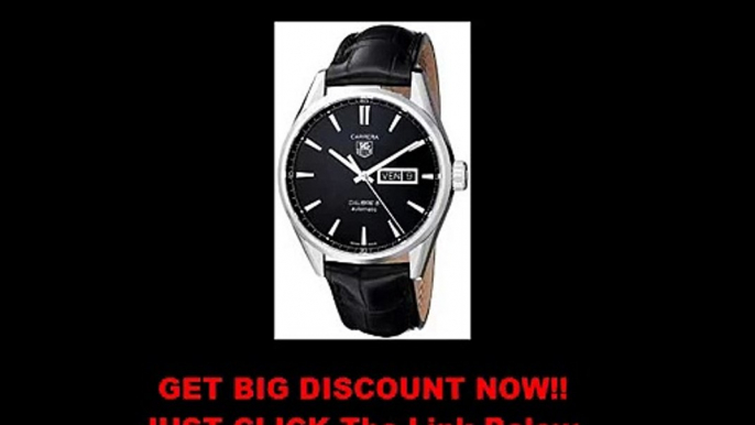 DISCOUNT TAG Heuer Men's THWAR201AFC6266 Carrera Analog Display Swiss Automatic Black Watch