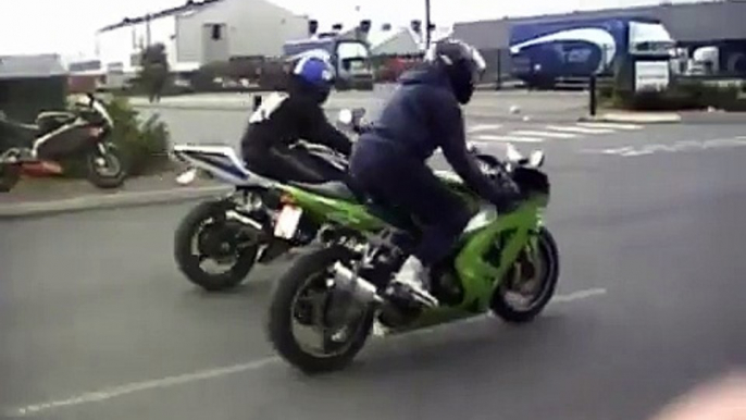 SUZUKI GSXR 1000 & KAWASAKI ZX6R 636 WHEELIES ENDO STUNTS watch in high quality