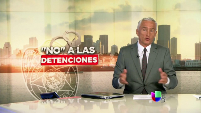 "No a las detenciones de indocumentados" en Miami-Dade -- Noticiero Univisión