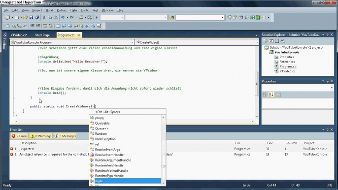 Visual Studio 2010 Professionell C#  .Net Framework 4