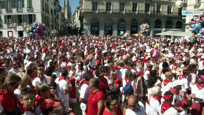 Réveil du roi Léon du dimanche 2 août aux Fêtes de Bayonne