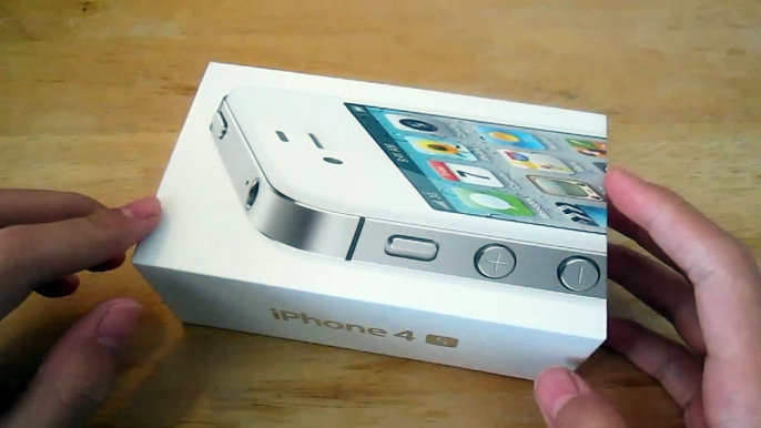 White iPhone 4s Unboxing