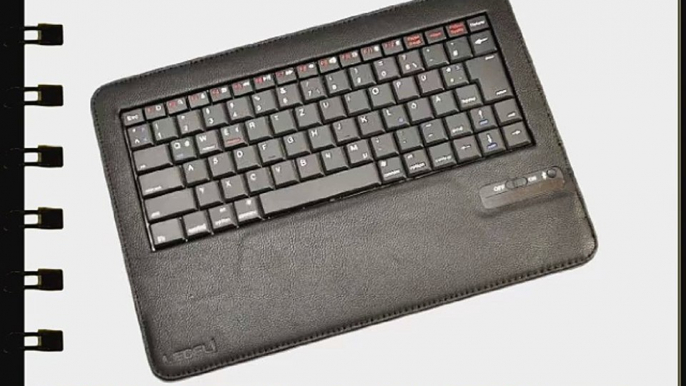 Ledeli Bluetooth QWERTZ deutsche Tastatur Keyboard Schutzh?lle Case Cover Tasche H?lle Etui