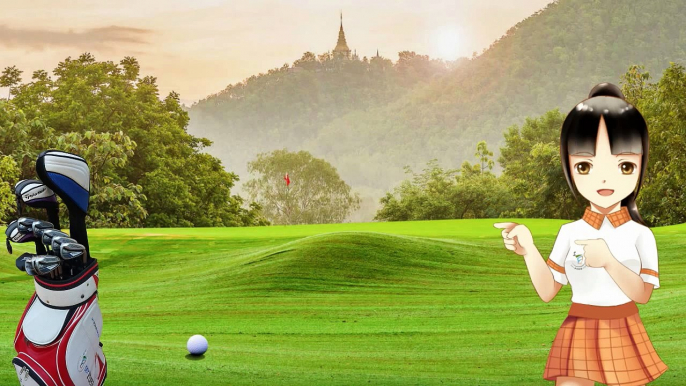 Golf Vacation animated cartoon explainer video Thailand