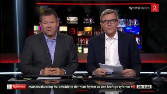 Siri Martinsen og Guri Wormdahl i pelsdyrdebatt på Nyhetskanalen TV2, 9. november 2013