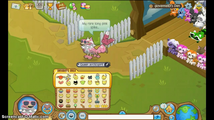 Animaljam- Scammed Pink Long