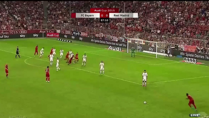 Robert Lewandowski Goal | FC Bayern München 1-0 Real Madrid 05.08.2015 HD (Audi Cup Final)