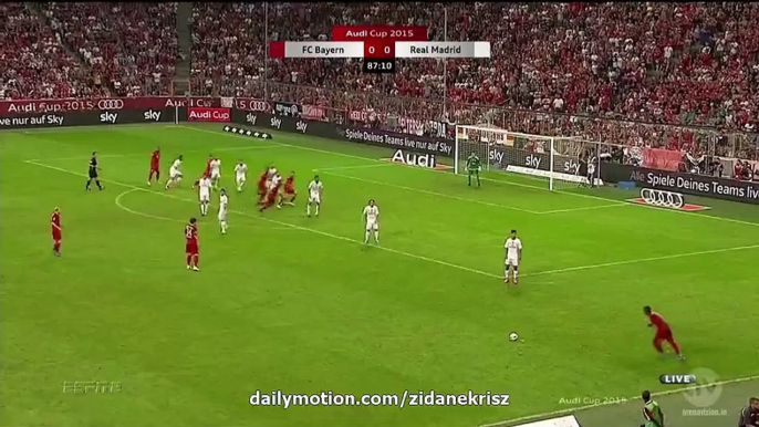 Lewandowski amazing Goal HD 1-0  - FC Bayern München v. Real Madrid - Audi Cup Final 05.08.2015