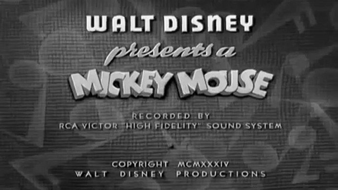 Mickey Mouse Orphan's Benefit Première version 1934 Микки Маус пособие по сиротству