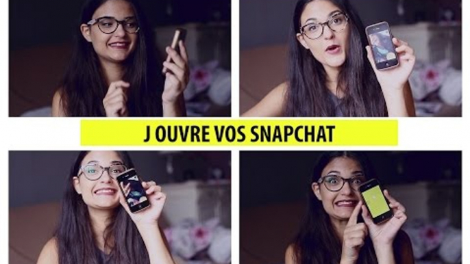 J' OUVRE VOS SNAP ! #ASKTYCIA ♥