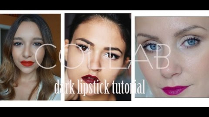 Dark Lipstick Tutorial / collab avec Thebeautyrecords & Elé NBeauty