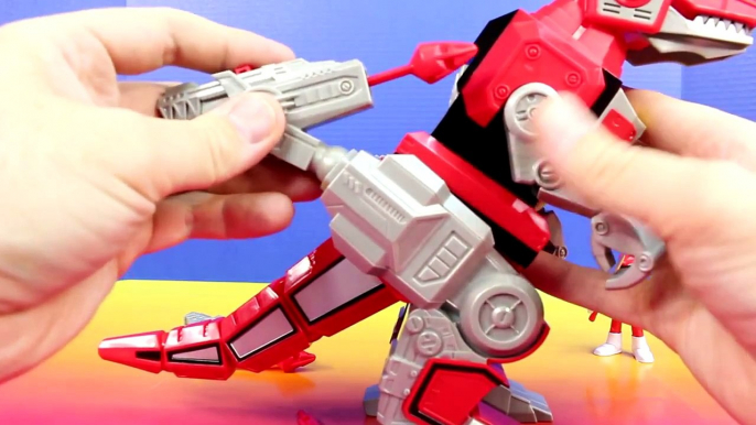 Imaginext Red Ranger & T Rex Zord Battle Rita Repulsa Dinosaur Mighty Morphin Power Rangers