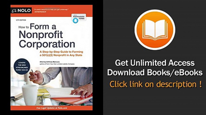 [Download PDF] How to Form a Nonprofit Corporation A Step-by-Step Guide to Forming a 501 Nonprofit in Any State