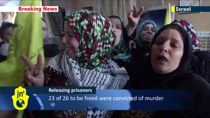 Palestinian Prisoner Release: Palestinians cheer, Israeli terror victims decry peace talks releases