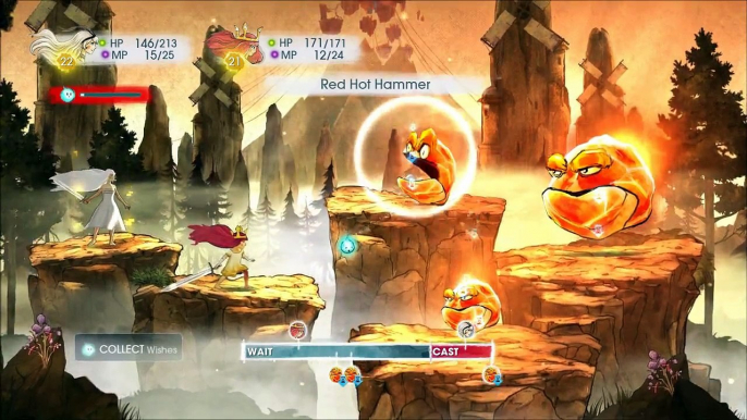 Child of Light - Fire Boulder Boss