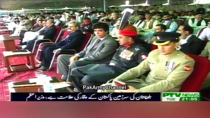 Passing Out Parade of Pakistan Army Recruits from Balochistan (12/10/11)