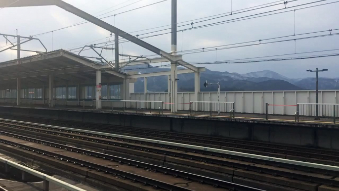 【鉄道動画】白石蔵王駅にて　E5系「はやぶさ」通過シーン