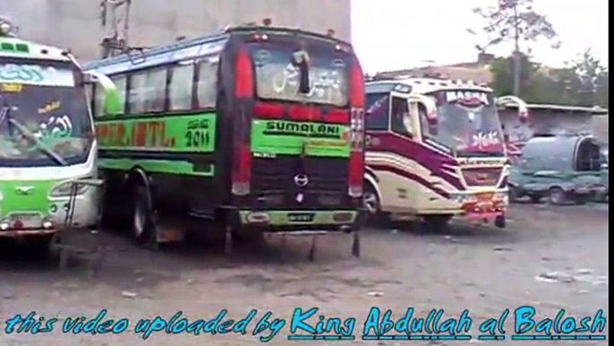 Hino Buses in Quetta Balochistan, Pakistan