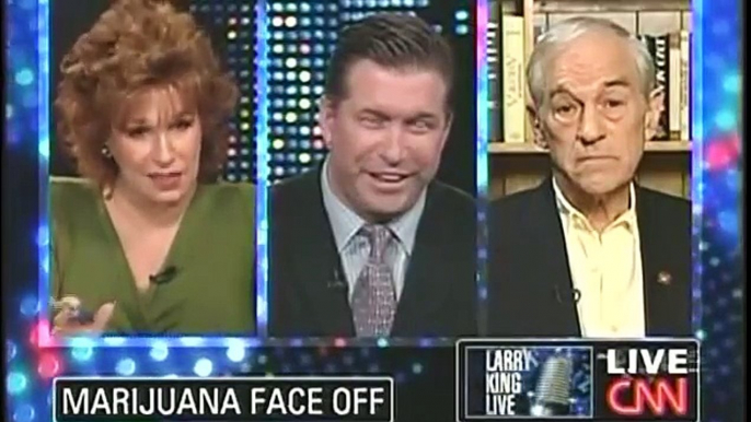 Ron Paul Debates Stephen Baldwin About Marijuana Legalization On Larry King Live