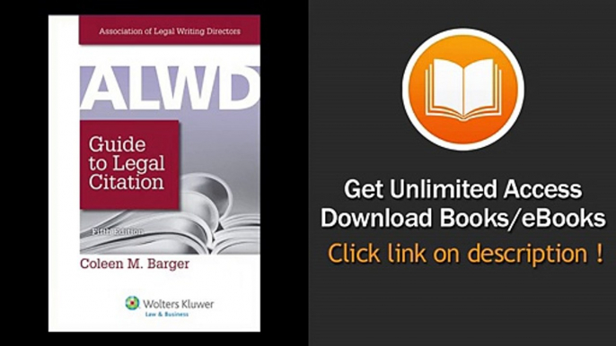 [Download PDF] ALWD Guide to Legal Citation Fifth Edition