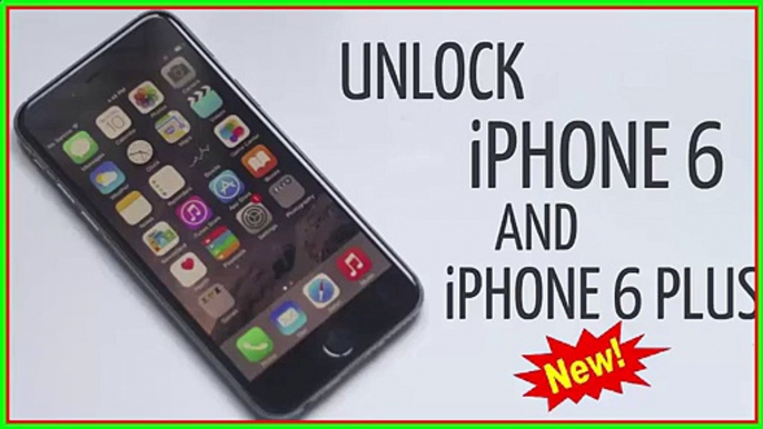 Unlocked iPhone 6 : How to Unlock iPhone 6 UNLOCKED