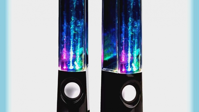 AquaDancer TM015 Typhoon AquaDancer Stereo Lautsprecher 4 LEDs schwarz - TM015 Computer speakers