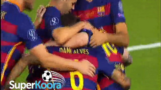 اهداف مباراة ( برشلونة 5-4 إشبيلية )  كأس السوبر الأوروبي 2015