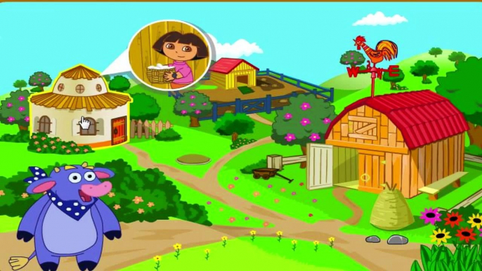 Dora's Saves the Farm and Animals - Dora Games - Dora The Explorer ( Full Game )