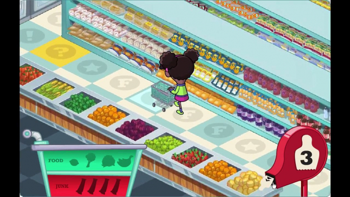 Fizzy's Lunch Lab Supermarket Mania Cartoon Animation PBS Kids Game Play Walkthrough