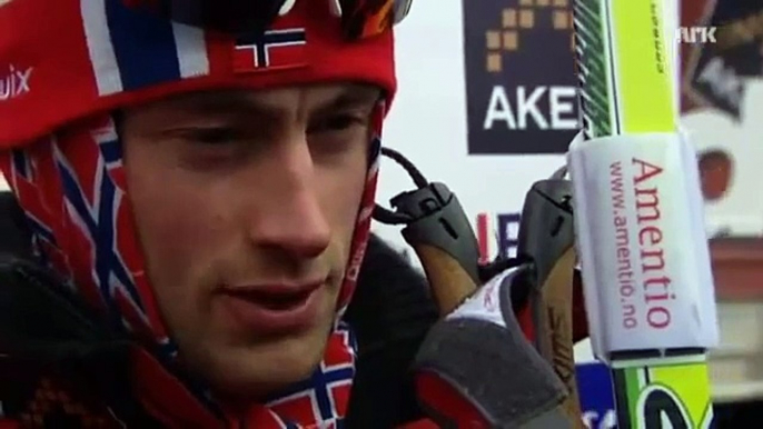 Petter Northug Interview: - It Is Only On Birthdays I Push (Tour de Ski 2011 Stage 6, 35 Km Relay)