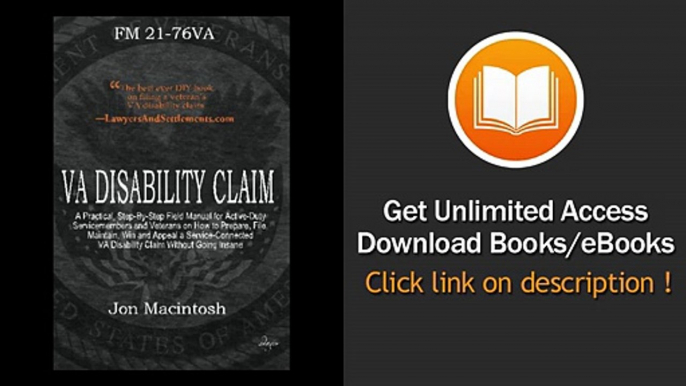 VA Disability Claim A Practical Step-By-Step Field Manual for Active-Duty Servicemembers and Veterans on How to Prepare File Maintain Win and VA Disability Claim Without Going Insane EBOOK (PDF) REVIEW