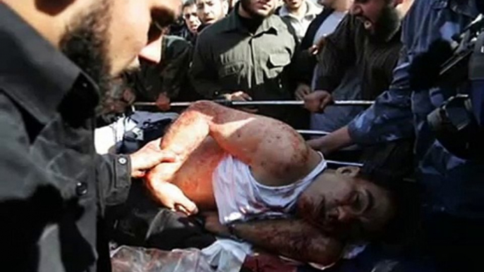 Sad music ! Gaza Gaza Gaz  ....that`s what happend their !!  you will cry