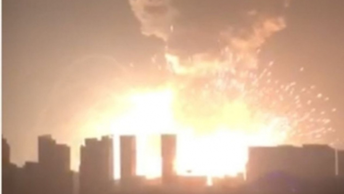 Huge explosion that rocks Tianjin in northern China