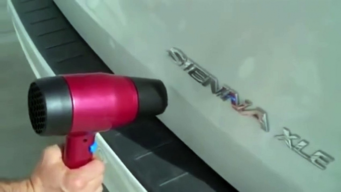 How To Use Canned Air To Remove A Car Dent !