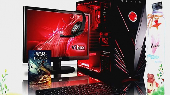 VIBOX Ultra Paket 11A - 4.2GHz Quad Core B?ro Familie Gamer Gaming PC Multimedia Desktop PC