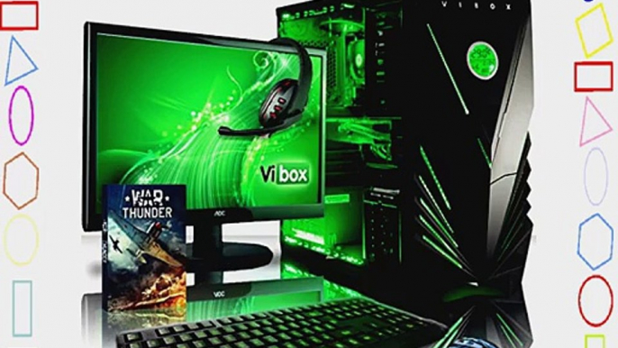 VIBOX Warrior Paket 4 - Schnell 4.1GHz 6-Core Desktop Gamer Gaming PC Computer mit Komplet