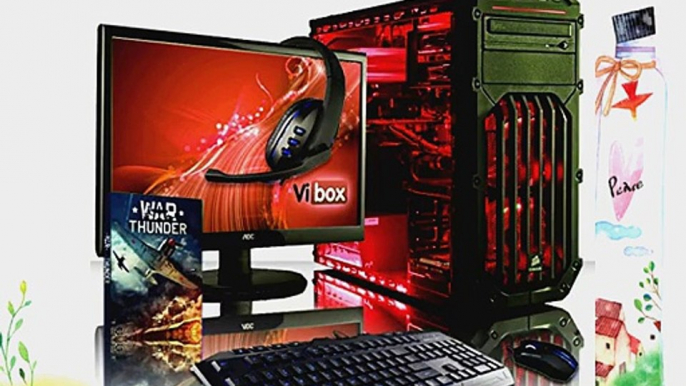 VIBOX Warrior Paket 4 - Schnell 4.1GHz 6-Core Hohe Spezifikation Desktop Gamer Gaming PC Computer