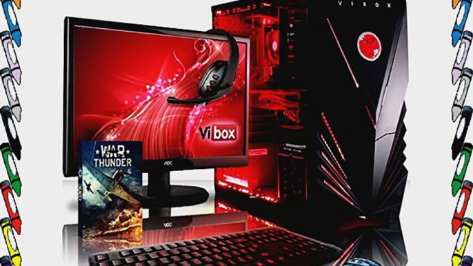 VIBOX Warrior Paket 4L - Schnell 4.1GHz 6-Core Desktop Gamer Gaming PC Computer mit Komplet