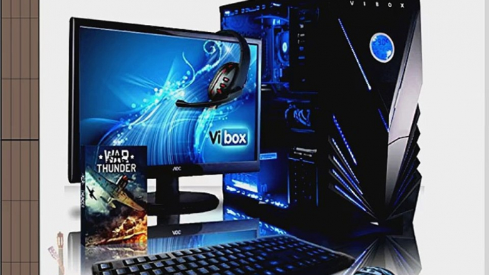 VIBOX Centre Paket 4XSW - 4.0GHz AMD Quad-Core Gamer Gaming PC Multimedia Desktop PC Computer