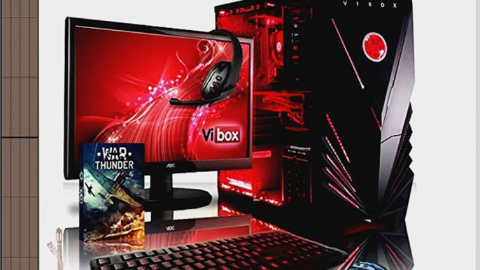 VIBOX Warrior Paket 4SW - Schnell 4.1GHz 6-Core Desktop Gamer Gaming PC Computer mit Komplet